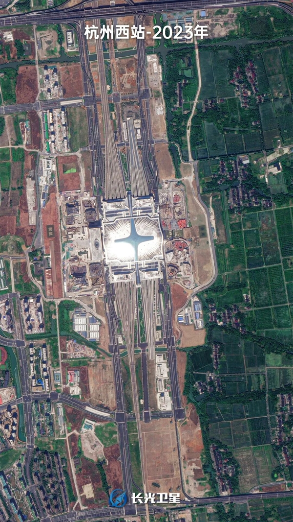 卫星镜头记录：杭州西站6年成长记录