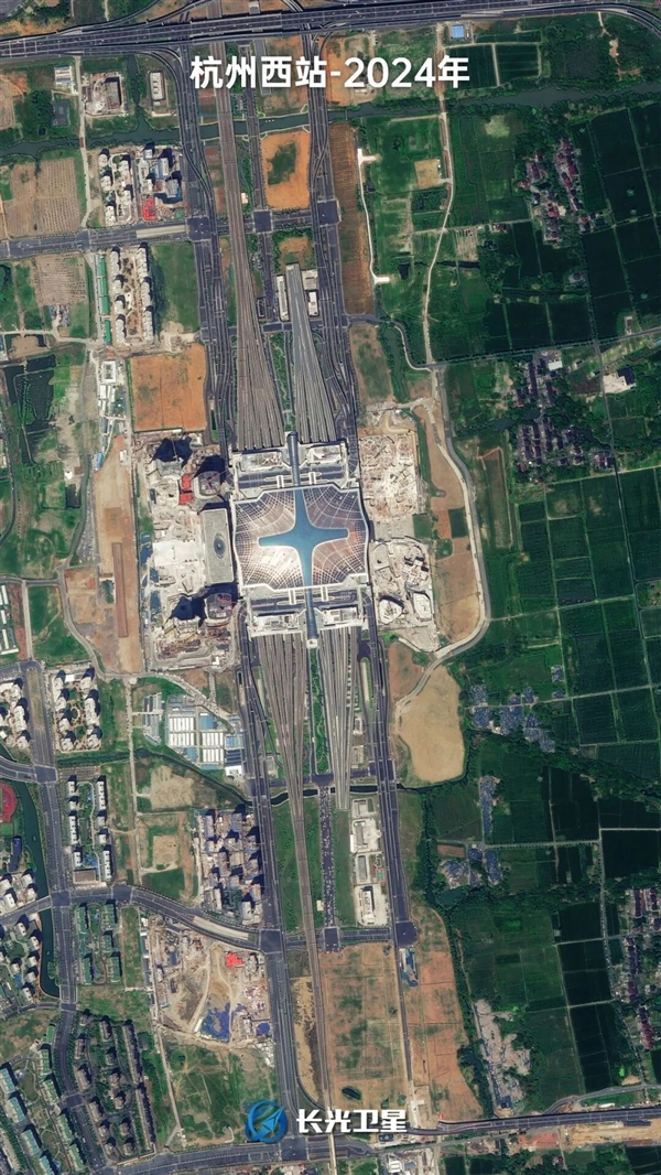 卫星镜头记录：杭州西站6年成长记录