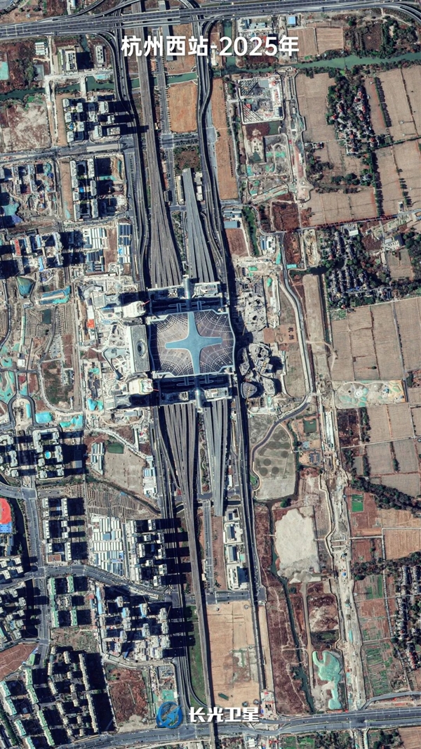 卫星镜头记录：杭州西站6年成长记录