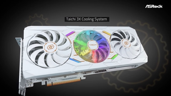 华擎官方确认！RX 9070 XT太极白色版CES发布：带个LCD屏