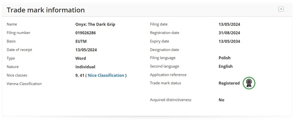 Bloober Team商标文件截图
