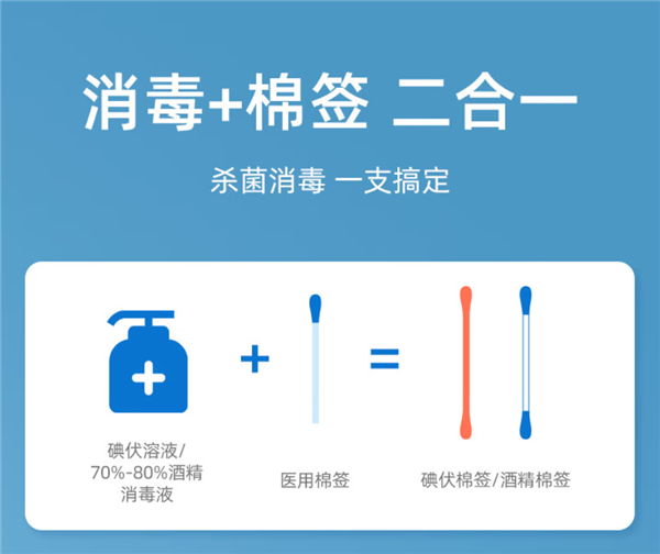 一折就能用!超亚婴童创口贴100片+碘伏棉棒大促:13.9元到手