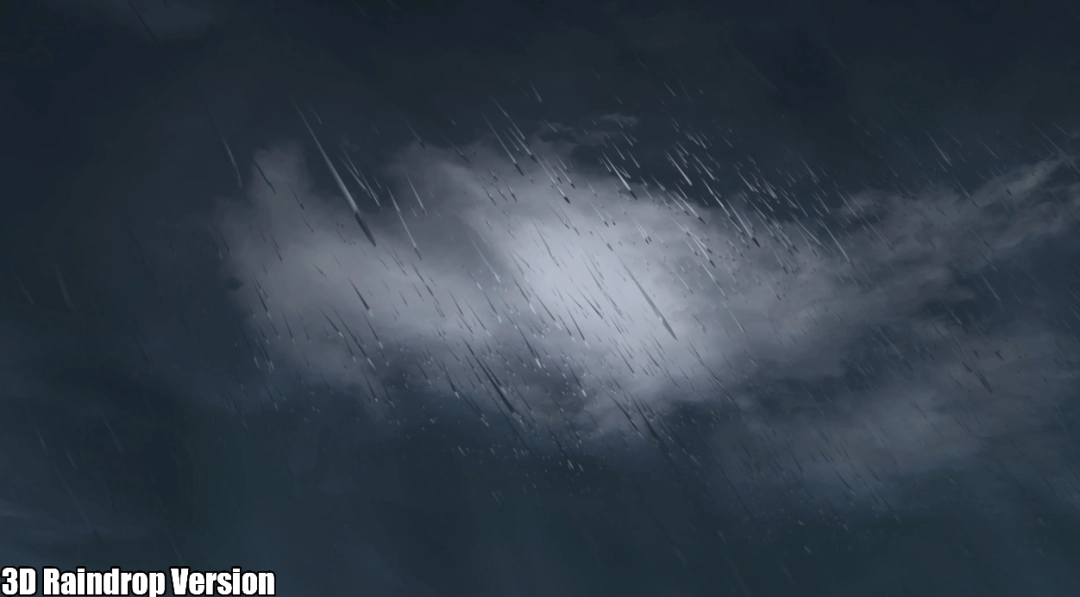 雨滴光线折射特写