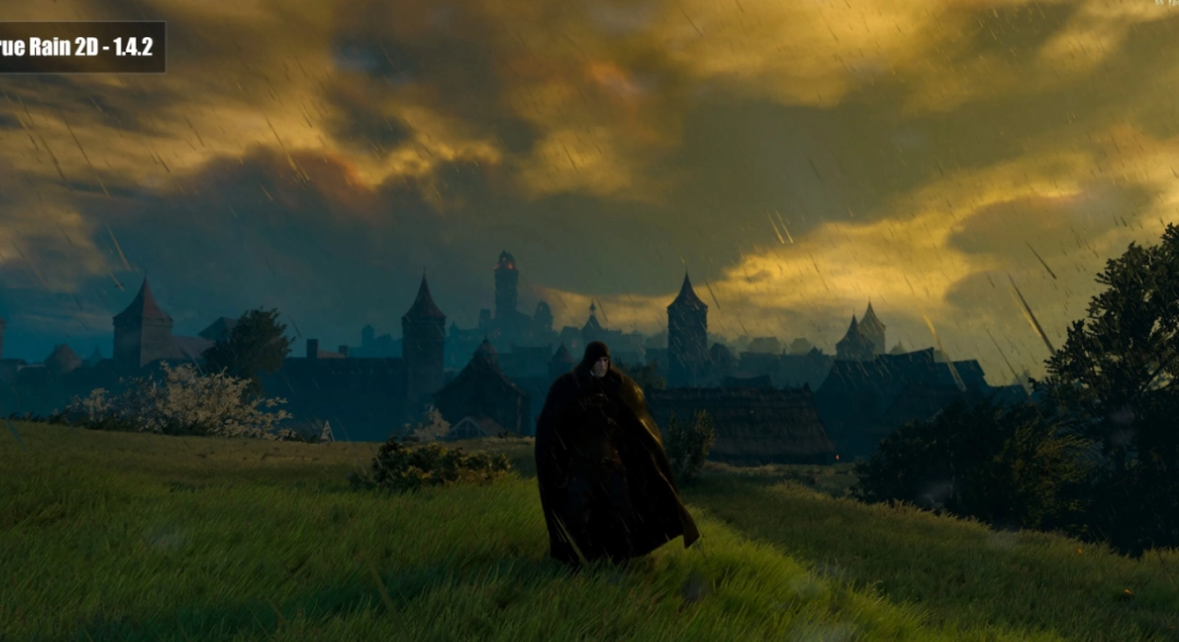 城市雨夜效果展示