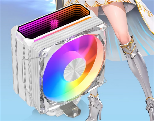 影驰星曜B6风冷散热器首发169元起:单塔六热管、无线镜顶盖