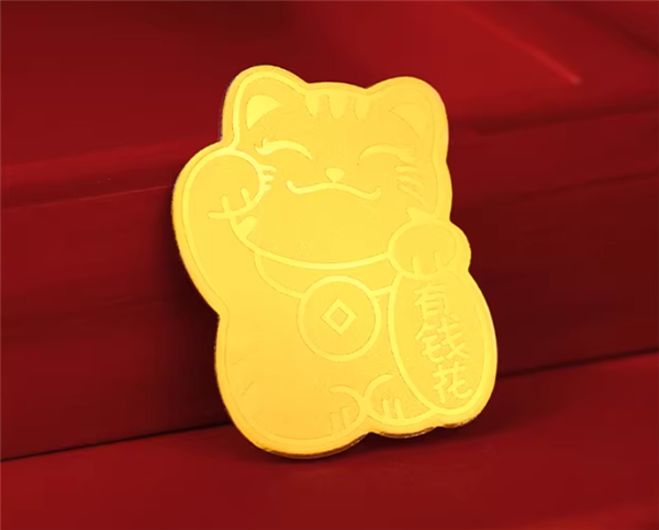 金六福吉祥旗舰店：吉祥黄金手机贴19.9元3件大促 43款可选