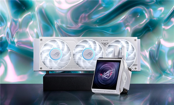 ROG幻世神海景房机箱亮相：自带9.2寸LCD屏 可旋转风扇支架