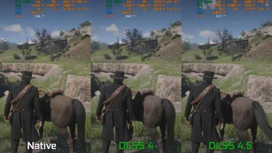 《大镖客2》DLSS 4.5演示：画质竟反超原生分辨率！