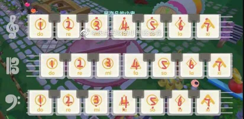 彩虹钢琴谱第一部分