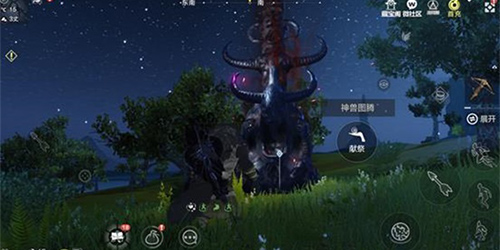 神兽图腾位置示意图