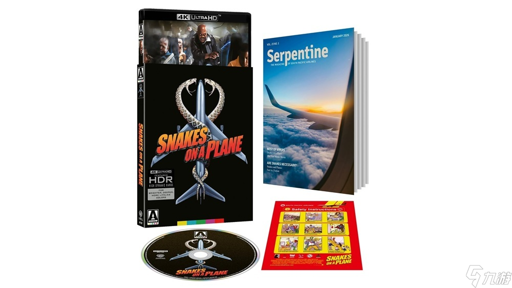 即将发售的《航班蛇患》限定版4K蓝光现享5折优惠