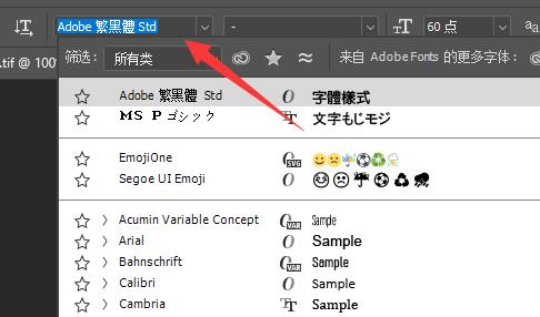 字体导入成功效果
