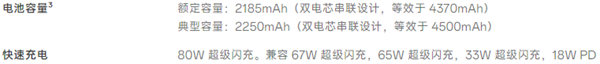 电池与快充数据
