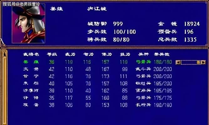 三国群英传霸王之业武将搭配攻略（打造无敌阵容，征战天下！）-第2张图片-