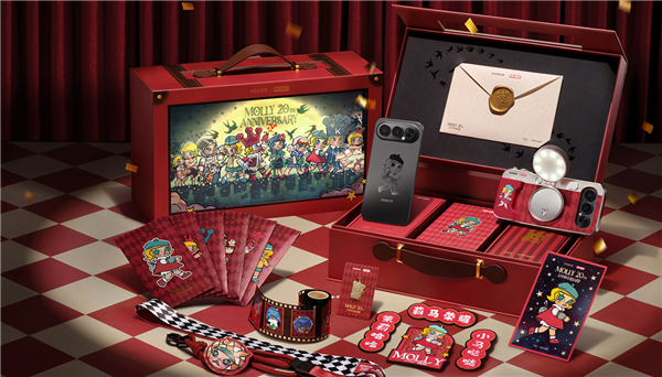 4499元!荣耀500 Pro MOLLY 20周年限定版发布:联名泡泡玛特 专属充电动效、相机水印