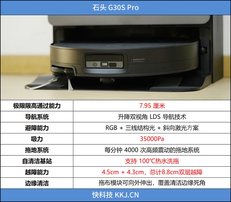 吸力狂飙35000Pa!石头G30S Pro首发评测:扫拖自清洁一步到位 懒人狂喜