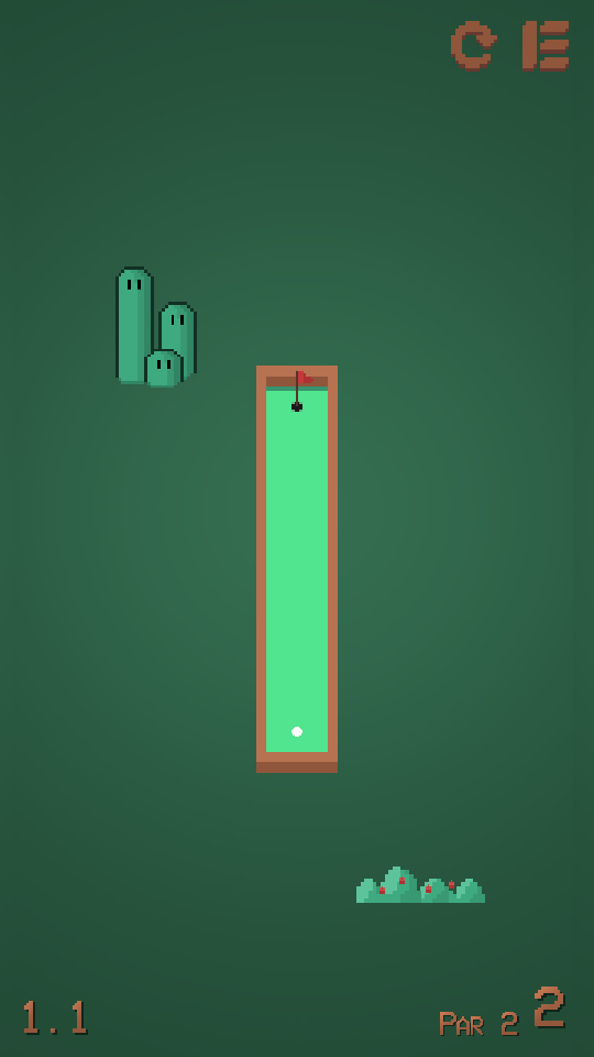 像素迷你高尔夫球