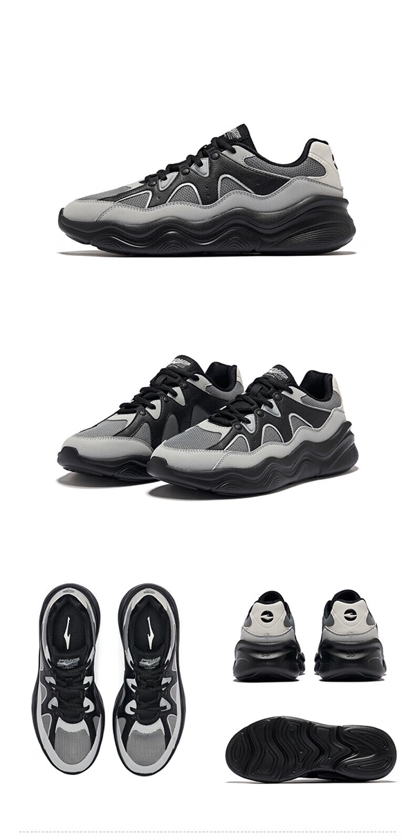 简约百搭软弹脚感 鸿星尔克流云2.0男子休闲鞋99元新低