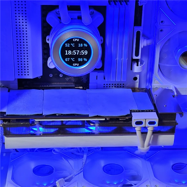 颜值惊艳!汽车功放改成RTX 3080散热器:GPU温度骤降10°C