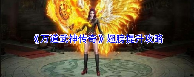 《万道武神传奇》翅膀提升攻略