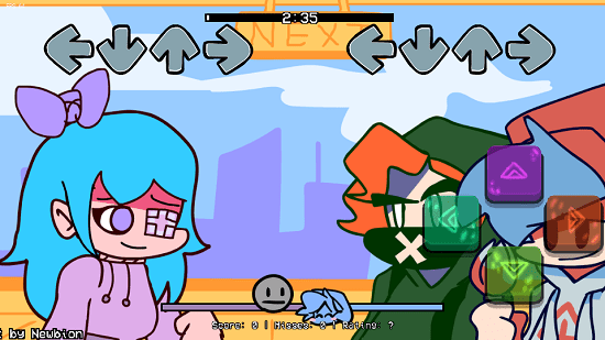 黑色星期五之夜sky vs本杰明模组(Friday Night Funkin)