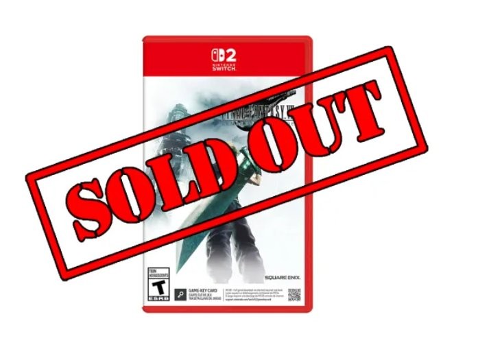 太火爆了！《最终幻想7》NS2重制实体版在美国几乎售罄