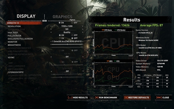 相当完美的新一代移动处理器！英特尔酷睿Ultra X9 388H实测