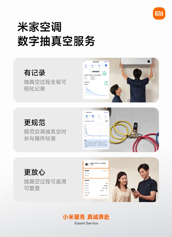 小米宣布米家空调服务升级 数字抽真空覆盖全国31个省级行政区