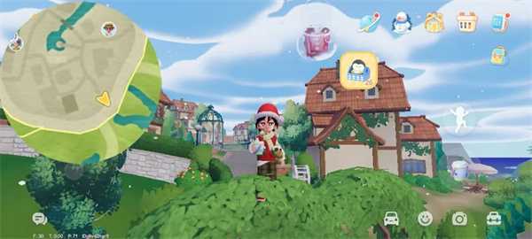 花园街爱心拱门泡泡全景