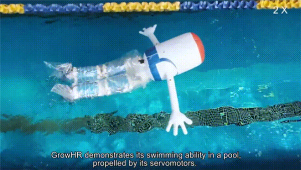 能生长能上天的中国机器人来了 仿人体骨骼设计