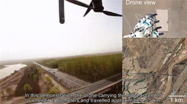 能生长能上天的中国机器人来了 仿人体骨骼设计