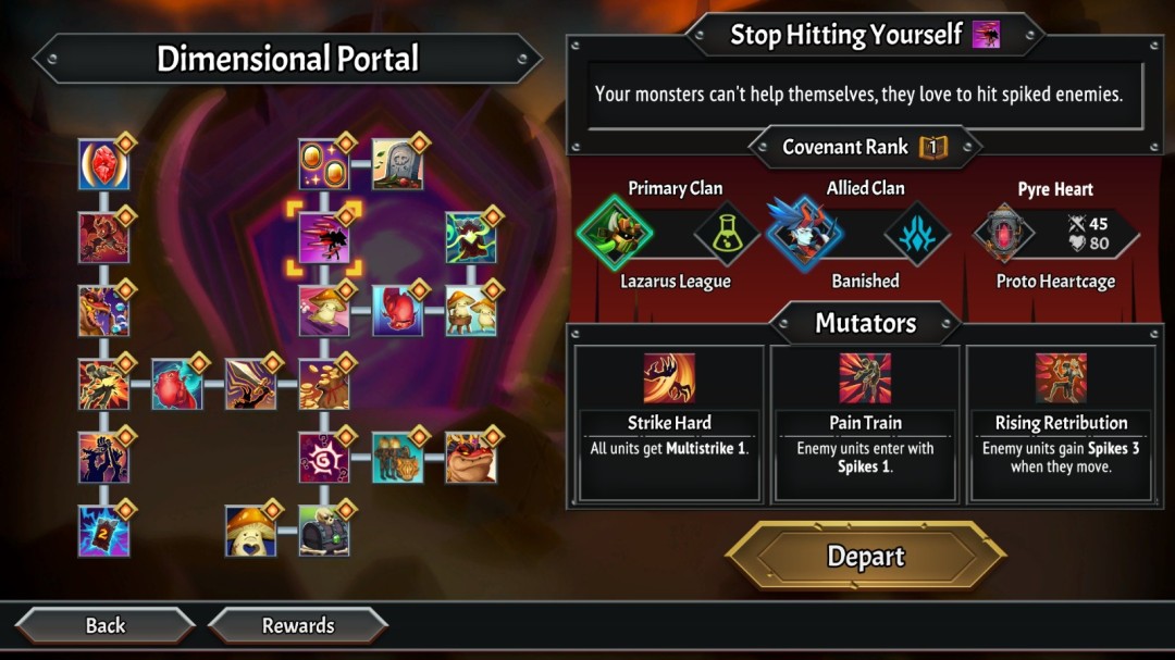 《怪物火车2》别再打自己了挑战介绍