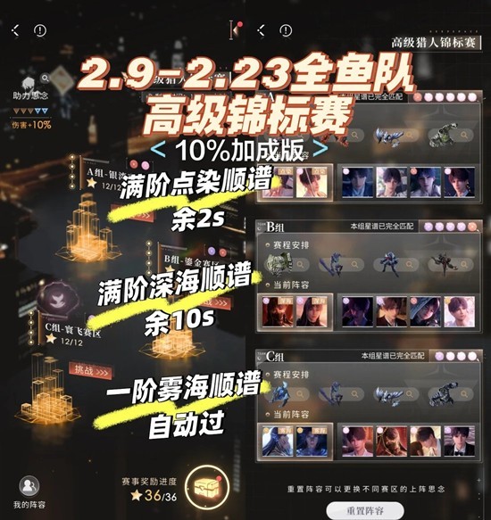 恋与深空最新高级锦标赛攻略 全祁煜队低面板通关攻略