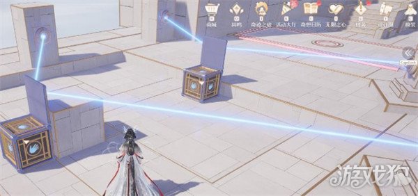 无限暖暖连廊水榭左边的谜题空间挑战怎么过2