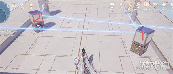 无限暖暖连廊水榭左边的谜题空间挑战怎么过4