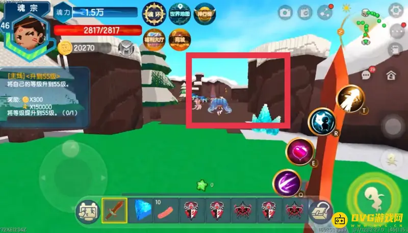 《迷你世界》极寒之地天山灵芝位置详解