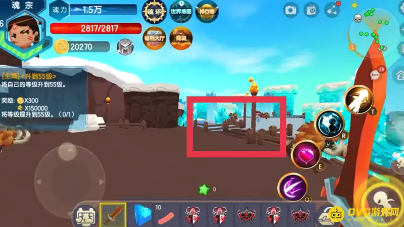 《迷你世界》极寒之地天山灵芝位置详解