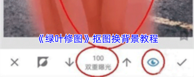 《绿叶修图》抠图换背景教程