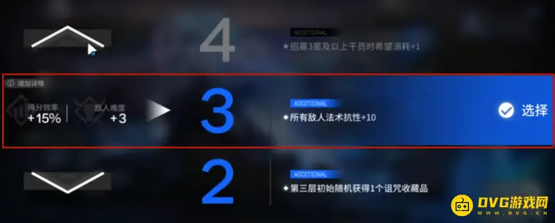 《明日方舟》水月肉鸽15个扩展难度详解