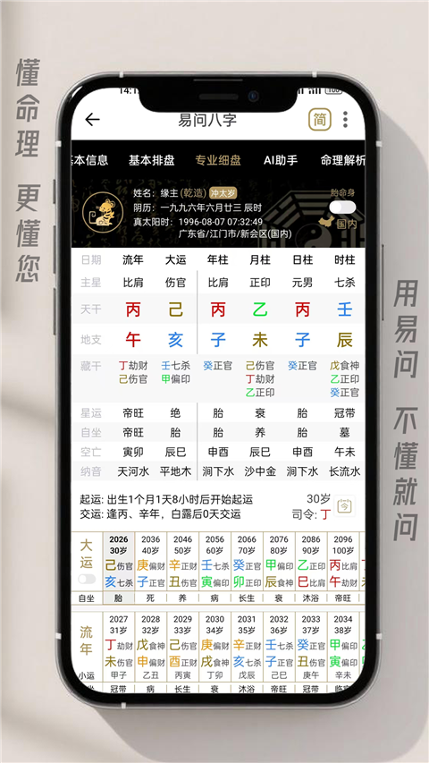 易问八字App