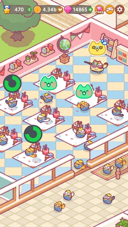 猫咪学校：闲置可爱大亨