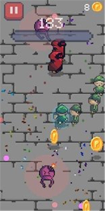 地牢怪物攻击你