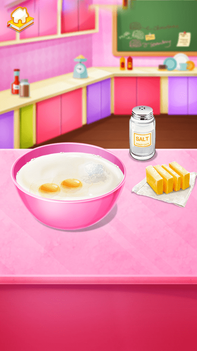 女生做蛋糕甜品屋宝宝