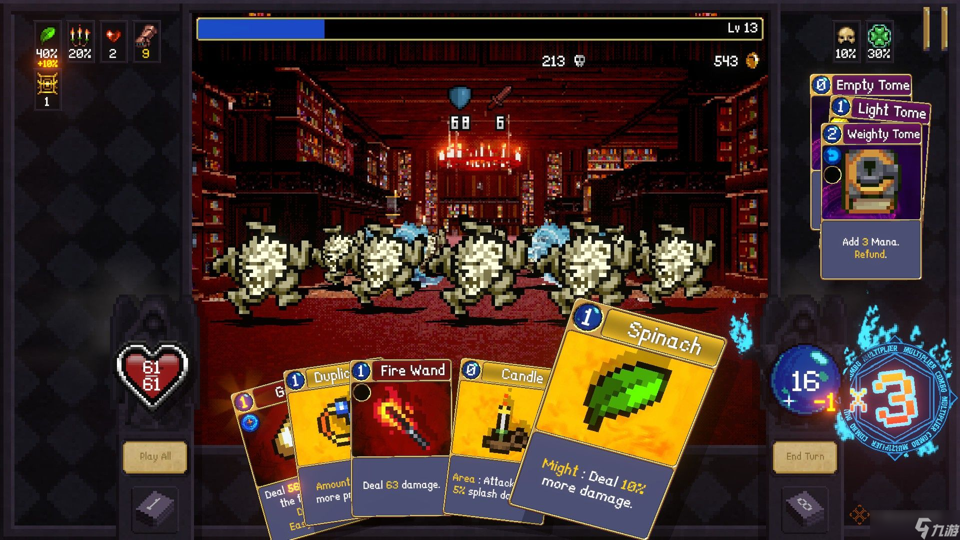 如何在《Vampire Crawler》中打出连击