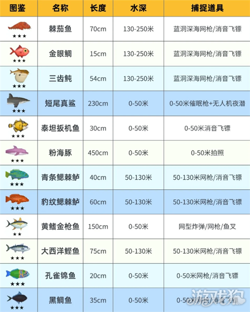潜水员戴夫鱼类图鉴大全-1