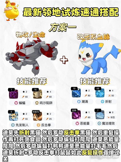 洛克王国世界麦克达克领地试炼攻略-1