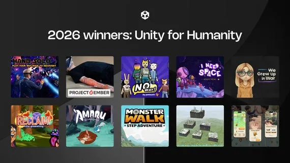 Unity公布2026年度UnityforHumanity资助名单