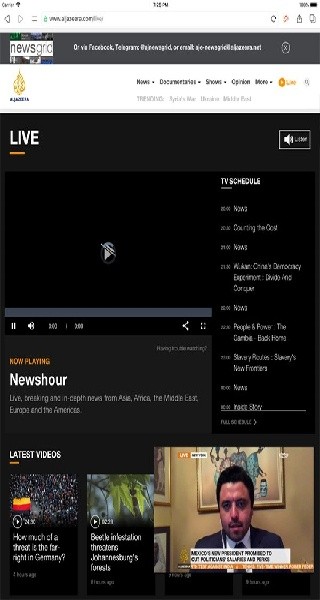 火星浏览器网页浏览截图