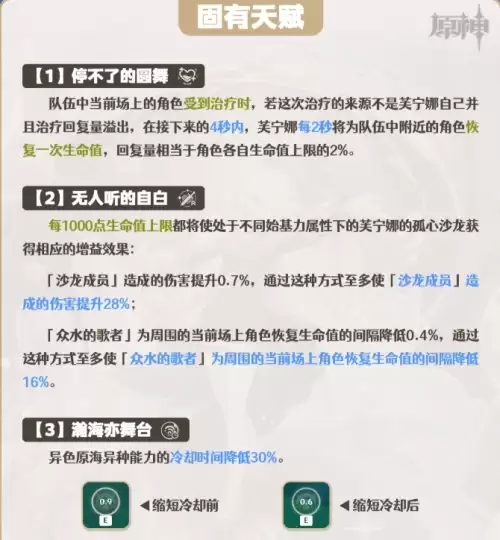 原神芙宁娜技能介绍及培养攻略4