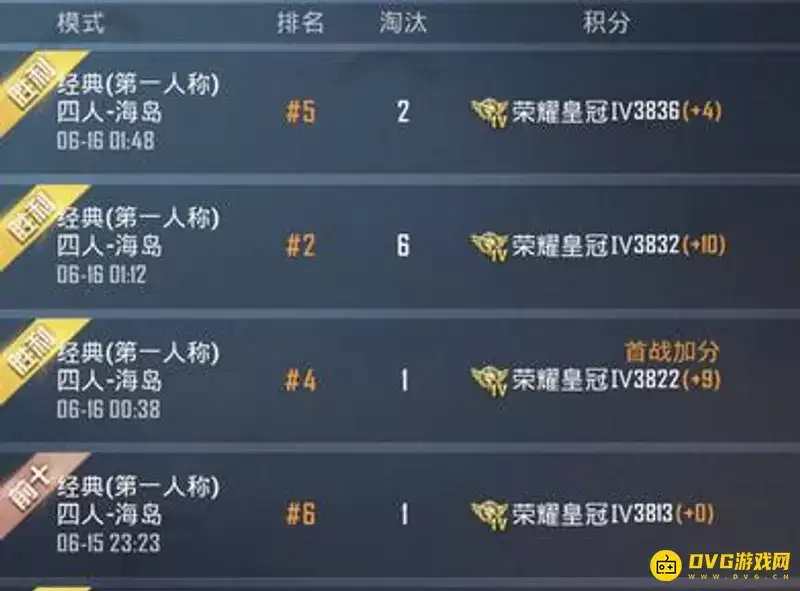 《和平精英》拉分机制解析